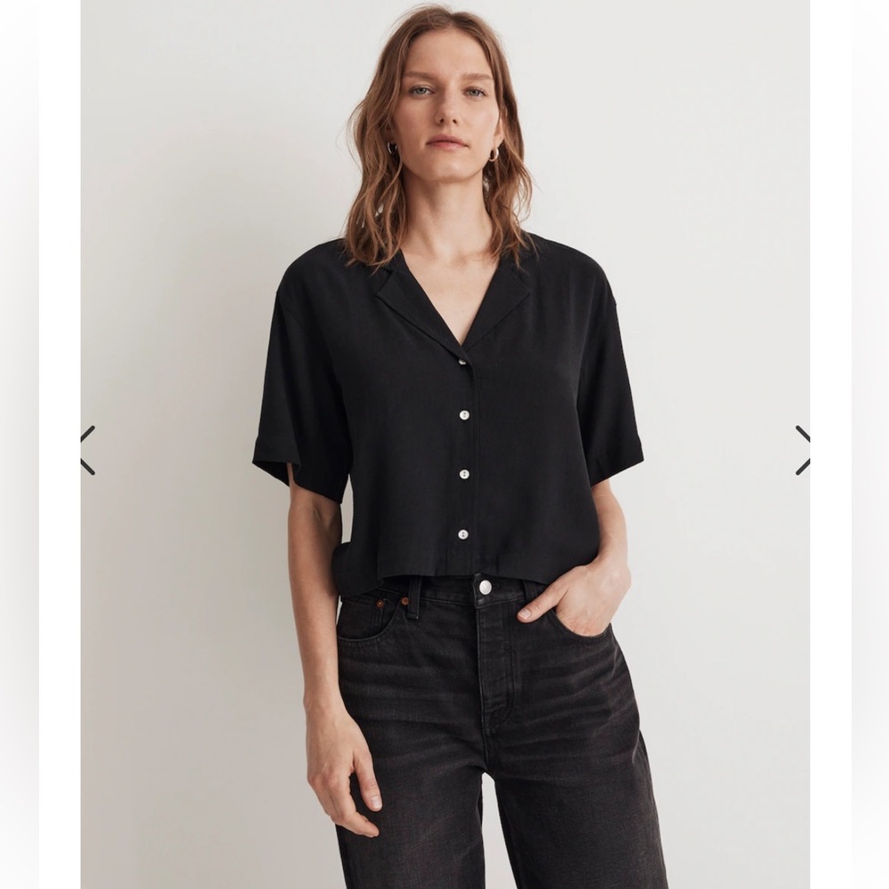 Button-front shirt